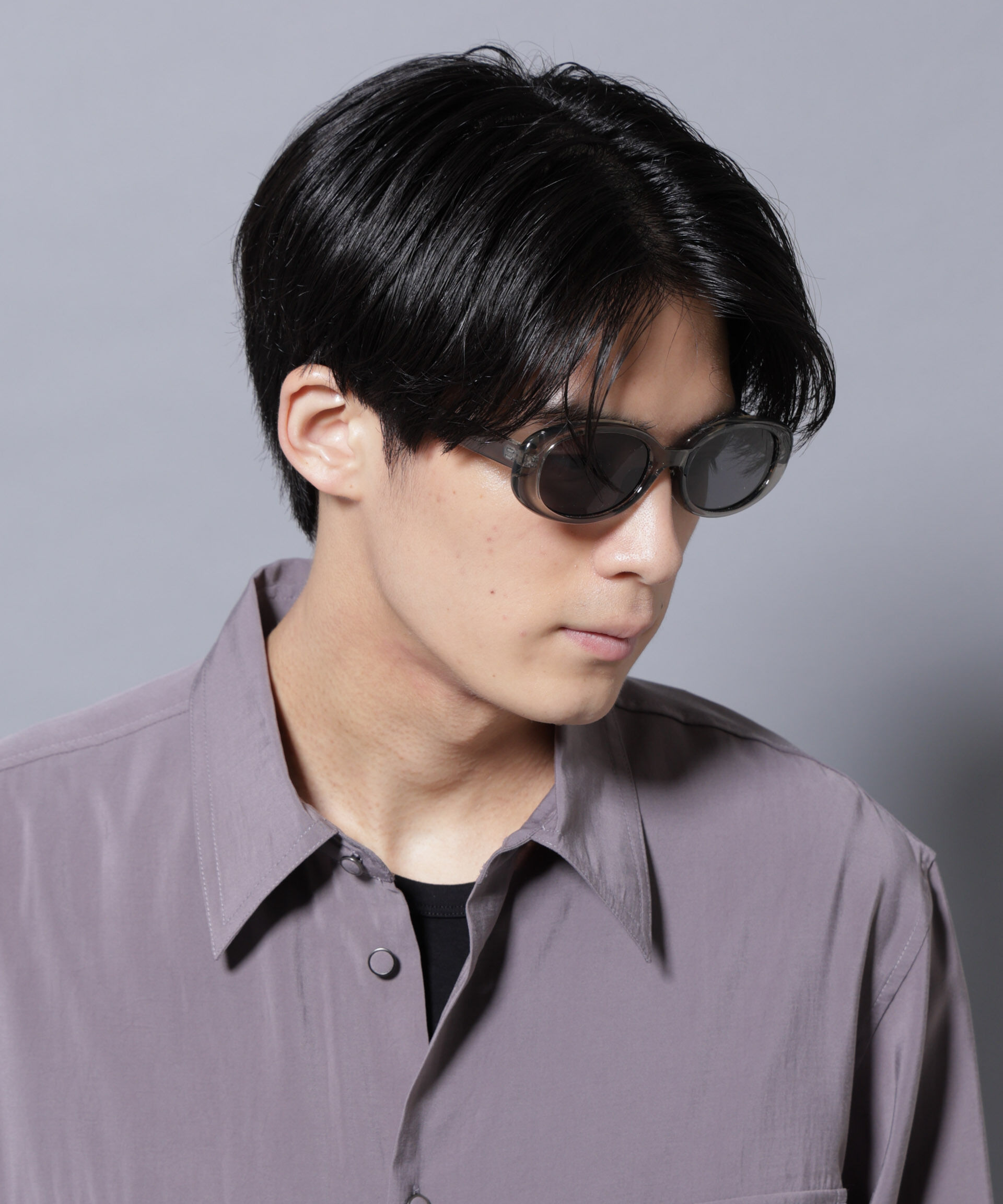 nano･universe「アイウェア サングラス/オーバル型 セルフレーム」|メガネ|