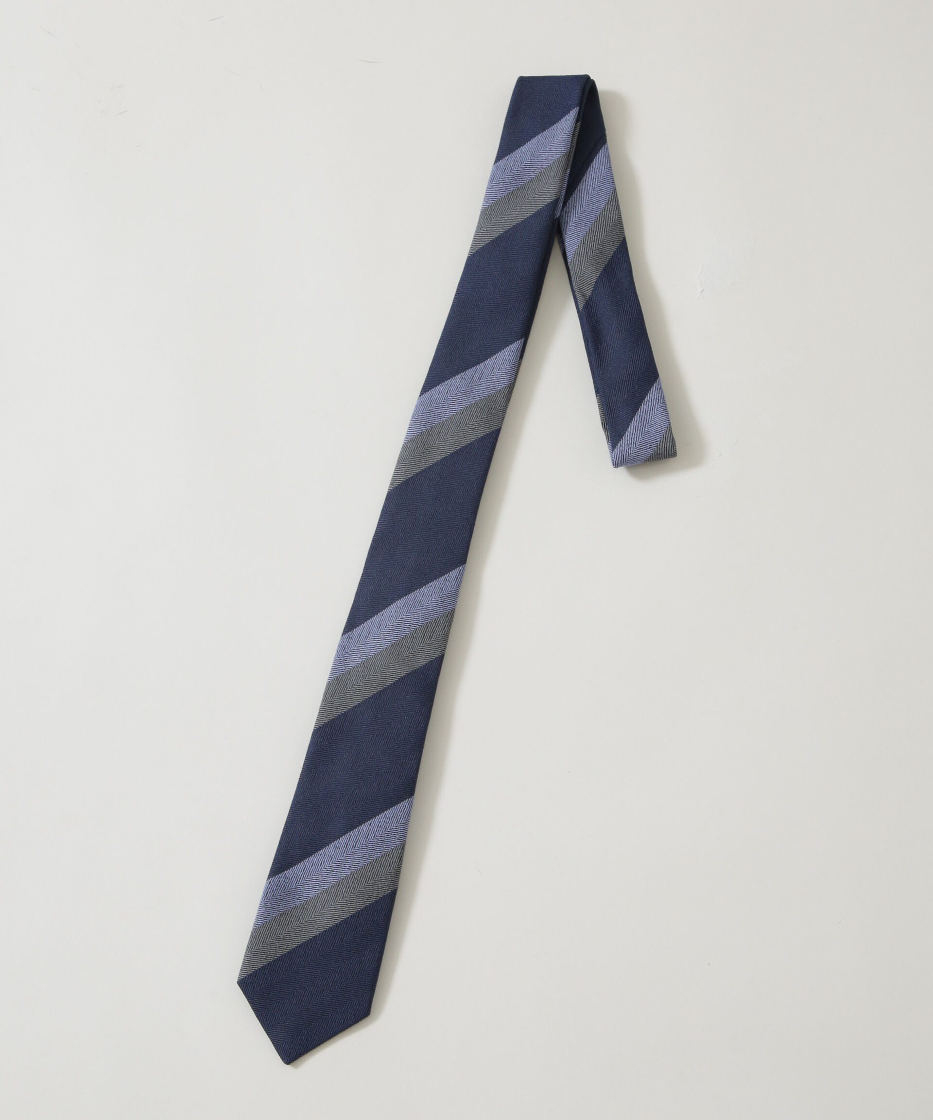 nano･universe「京都西陣ウォッシャブルストライプネクタイ 2」|ネクタイ・蝶ネクタイ|