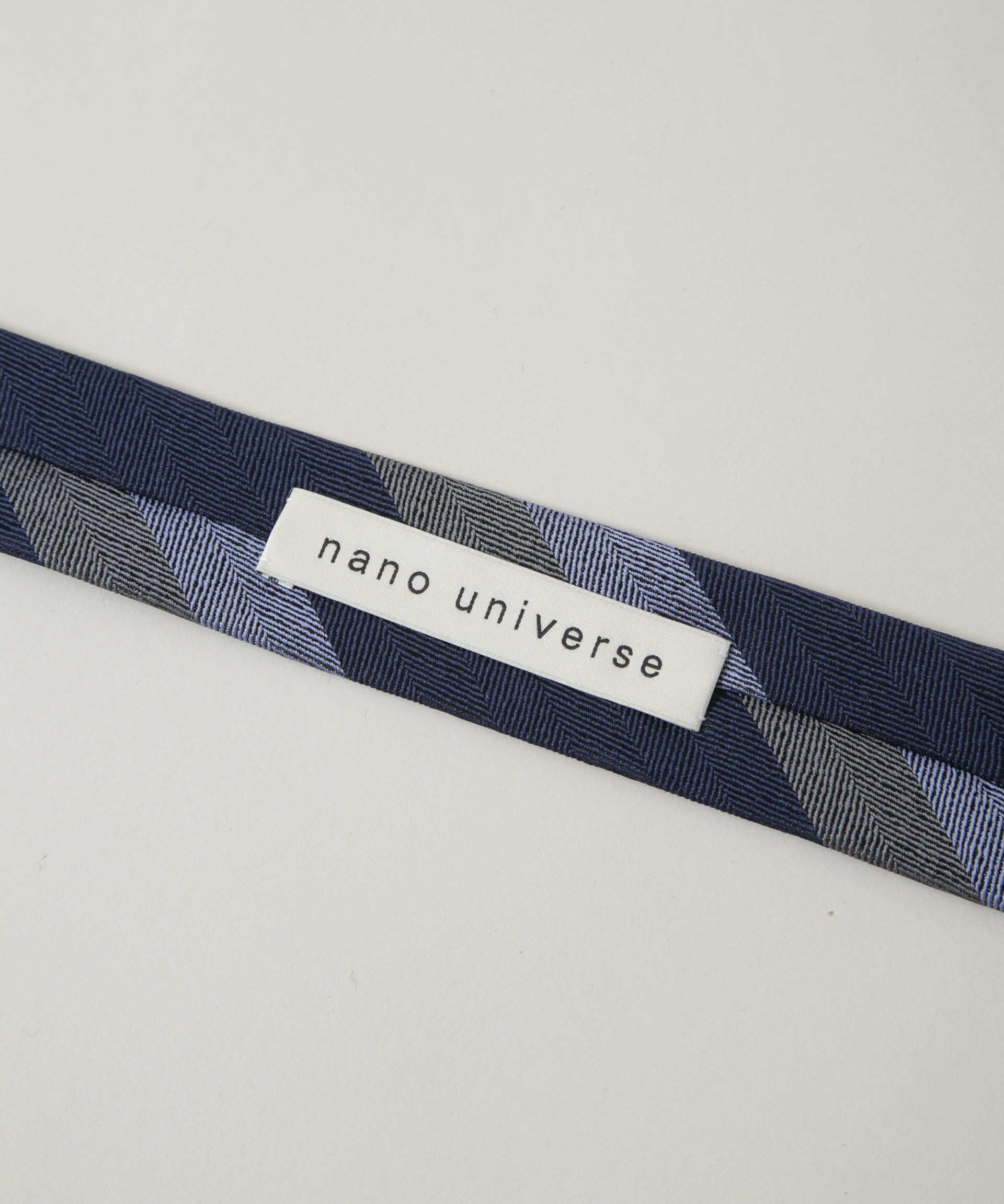 nano･universe「京都西陣ウォッシャブルストライプネクタイ 2」|ネクタイ・蝶ネクタイ|