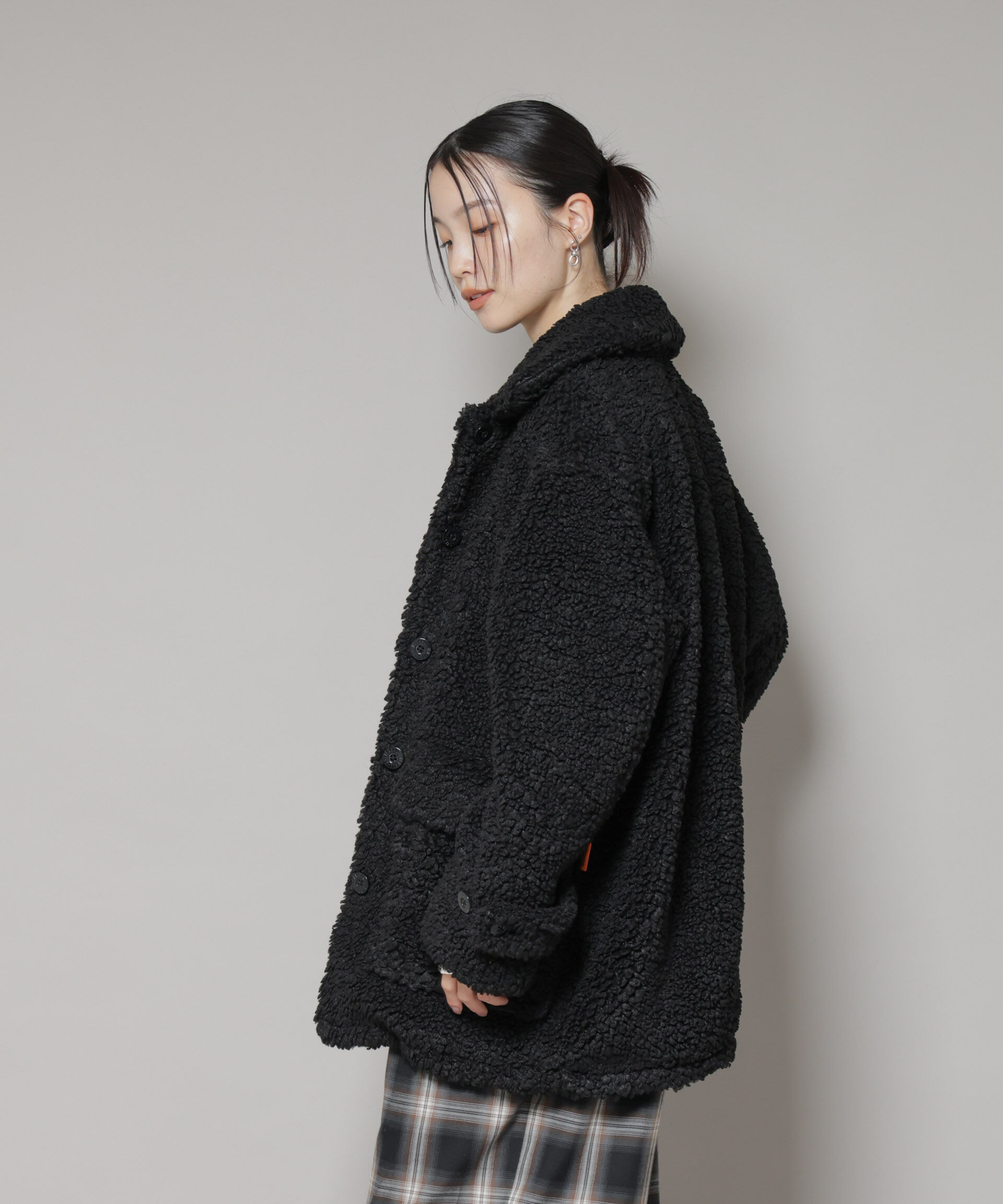 nano･universe「UNIVERSAL OVERALL/BOA HALF COAT」|ブルゾン・スタジャン|