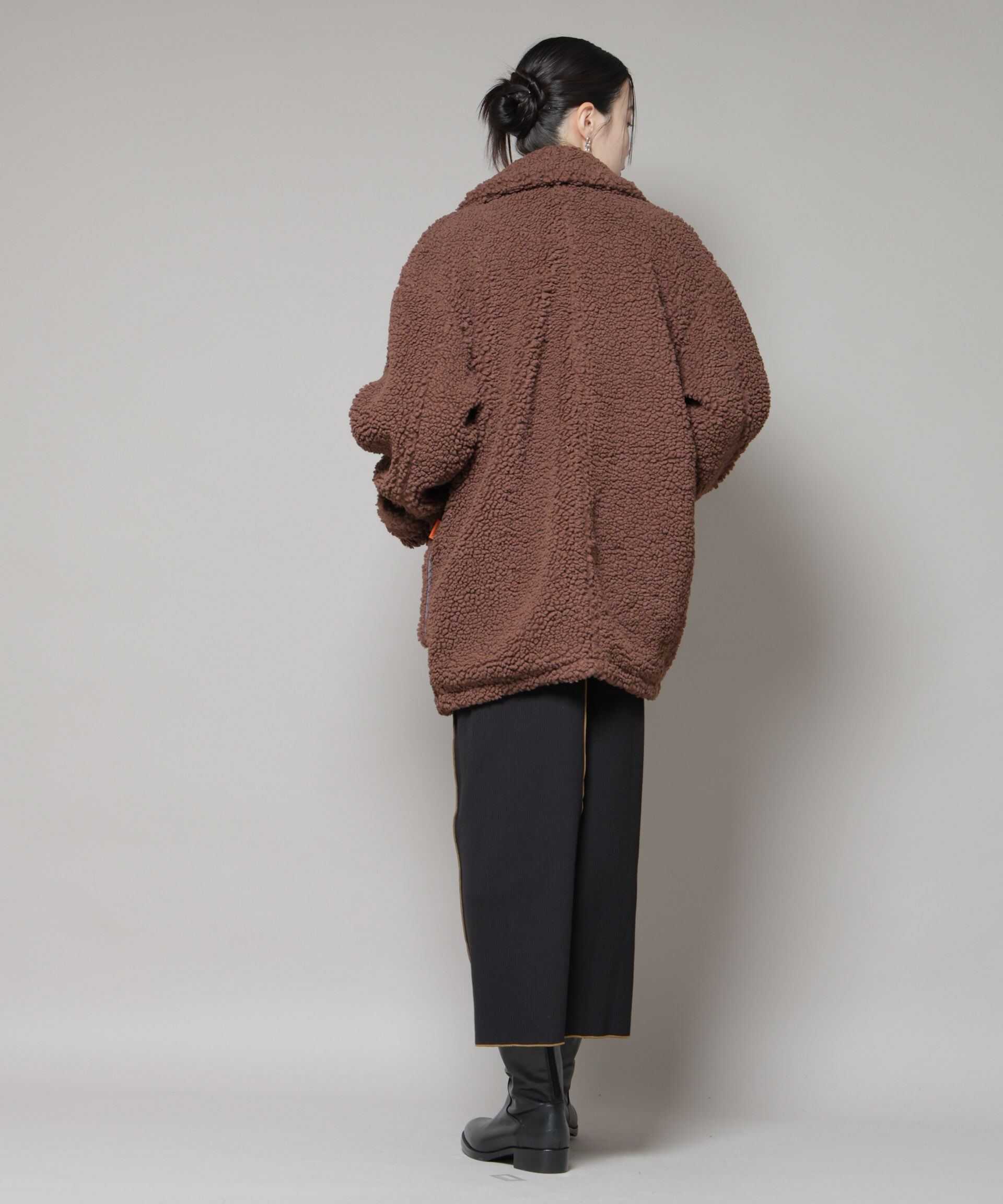 nano･universe「UNIVERSAL OVERALL/BOA HALF COAT」|ブルゾン・スタジャン|