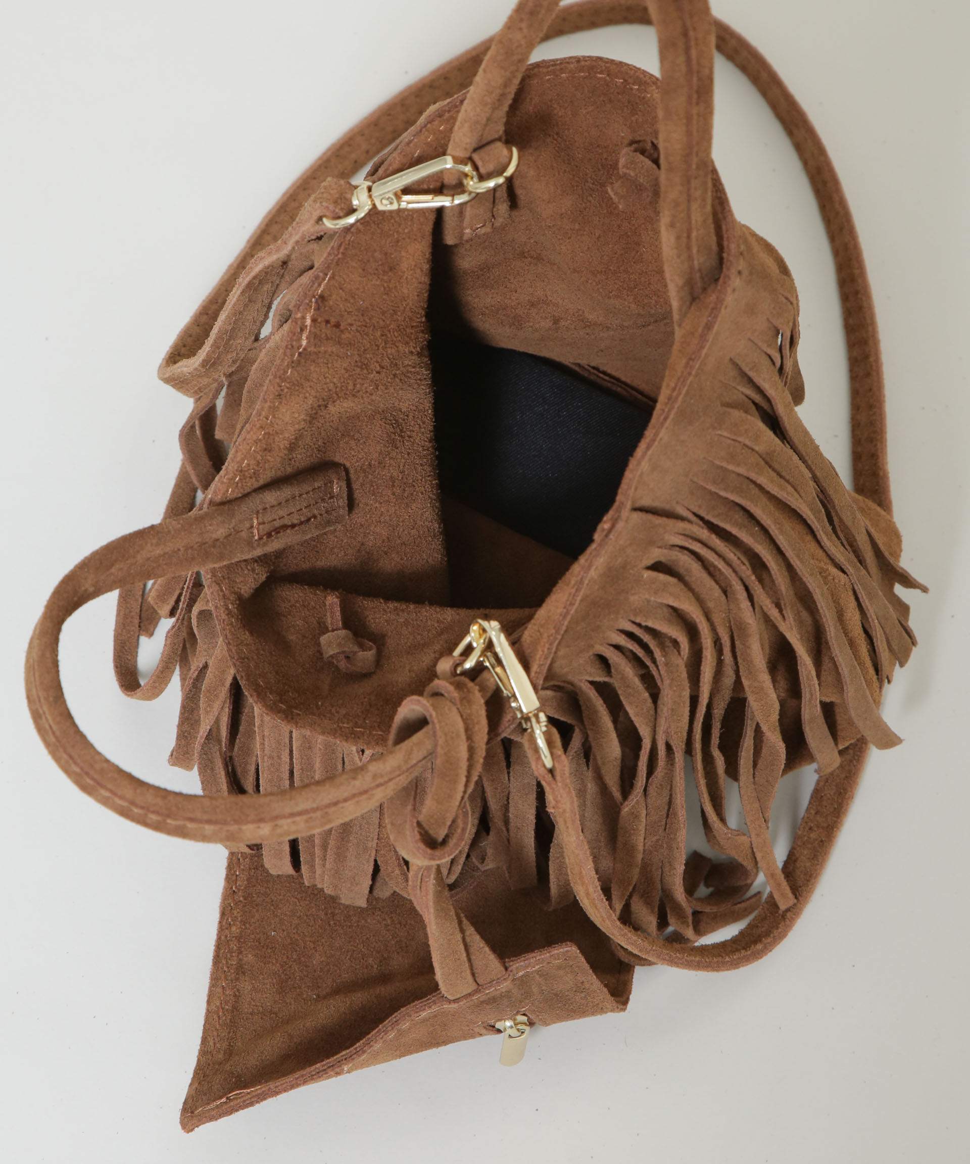 nano･universe「AULENTTI/スエードフリンジショルダーバッグ」|ショルダー・メッセンジャー|