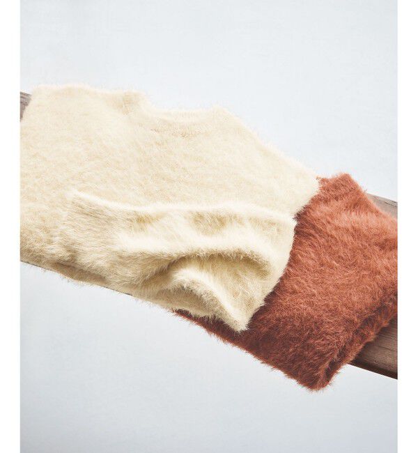 組曲「【前後着用可】2WAYナイロンファー ニット」|カーディガン|