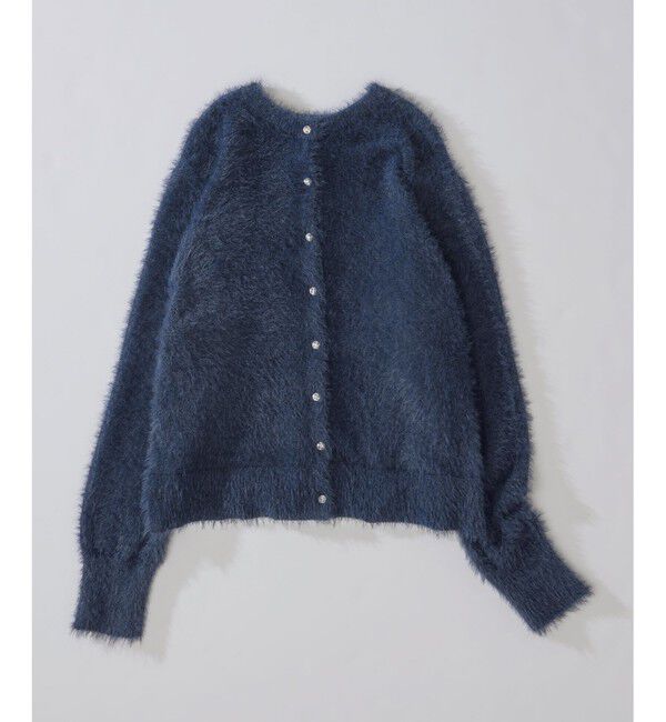 組曲「【前後着用可】2WAYナイロンファー ニット」|カーディガン|