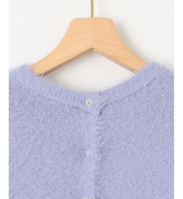 組曲「【前後着用可】2WAYナイロンファー ニット」|カーディガン|