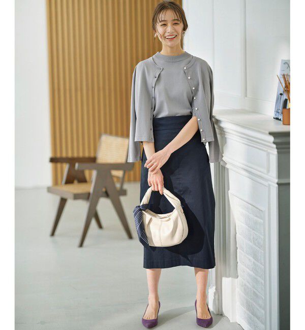 組曲「【WEB限定】バックチュールツイン セット」|カーディガン|