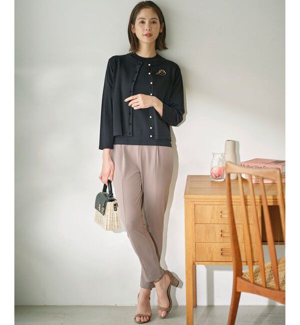 組曲「【WEB限定】バックチュールツイン セット」|カーディガン|