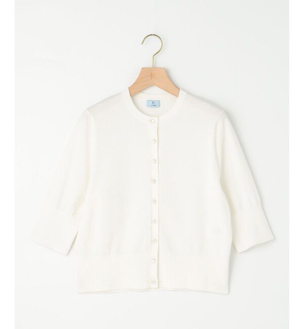 組曲「【洗える・6色展開】CANDYボタン 半袖カーディガン」|カーディガン|