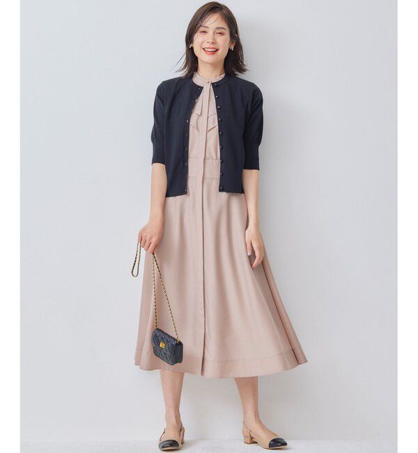 組曲「【洗える・6色展開】CANDYボタン 半袖カーディガン」|カーディガン|