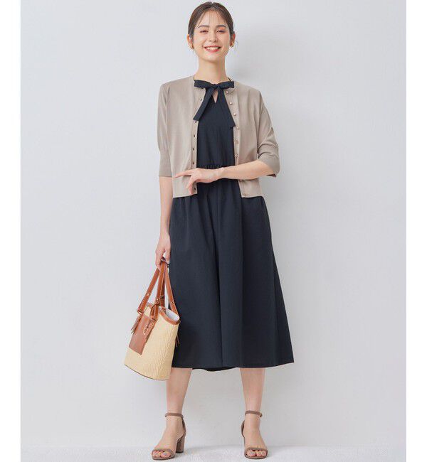 組曲「【洗える・6色展開】CANDYボタン 半袖カーディガン」|カーディガン|