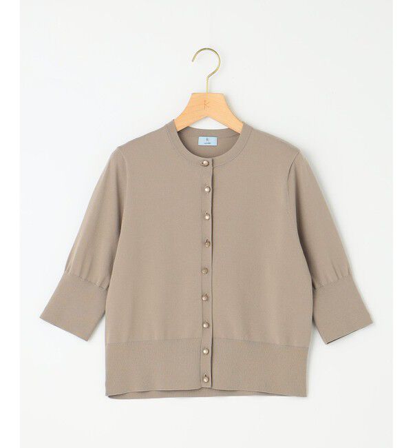 組曲「【洗える・6色展開】CANDYボタン 半袖カーディガン」|カーディガン|