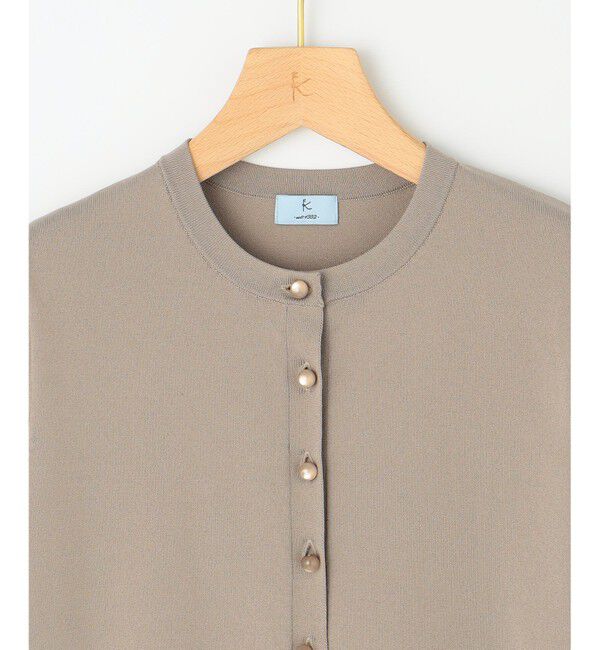 組曲「【洗える・6色展開】CANDYボタン 半袖カーディガン」|カーディガン|