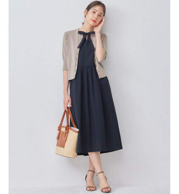 組曲「【洗える・6色展開】CANDYボタン 半袖カーディガン」|カーディガン|