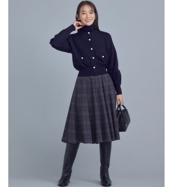 組曲「【WEB限定色あり】ELENA パールボタン ニットジャケット」|カーディガン|