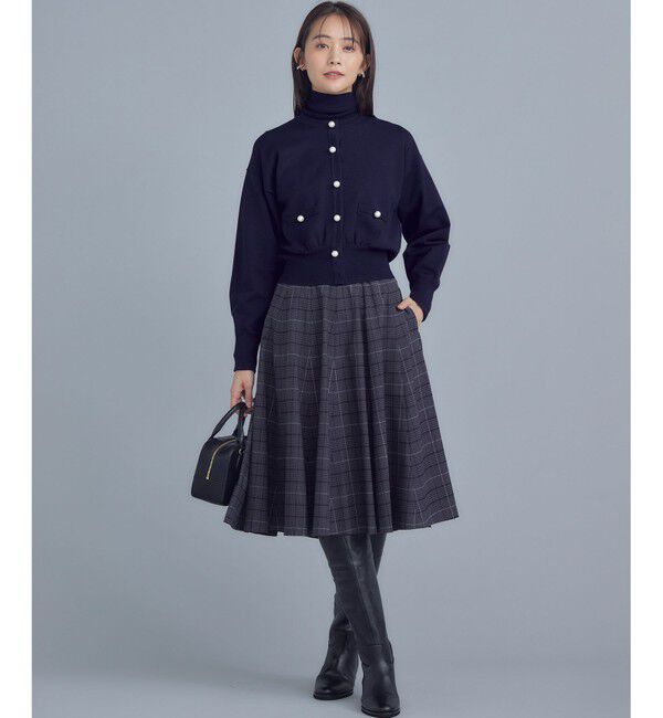 組曲「【WEB限定色あり】ELENA パールボタン ニットジャケット」|カーディガン|