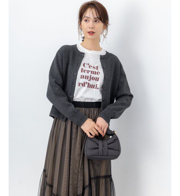 組曲「【加藤ローサさん着用】スムースストレッチジャケット カーディガン」|カーディガン|