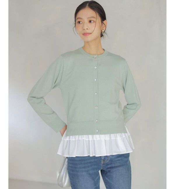 組曲「アトランダムビジューボタンカーディガン」|カーディガン|