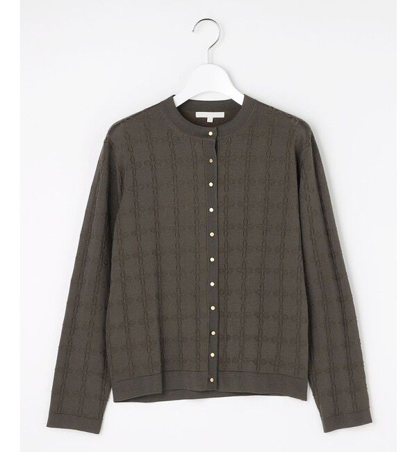 自由区「ジオメトリックアセテート カーディガン」|カーディガン|