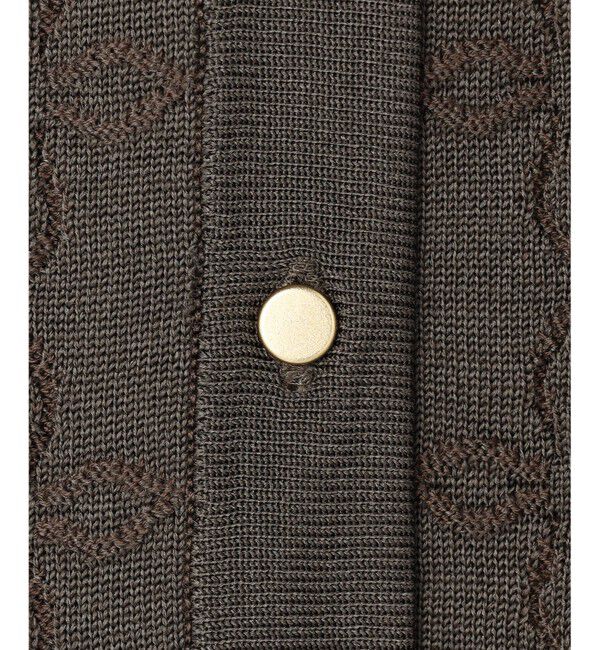 自由区「ジオメトリックアセテート カーディガン」|カーディガン|