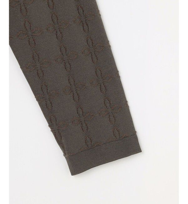 自由区「ジオメトリックアセテート カーディガン」|カーディガン|