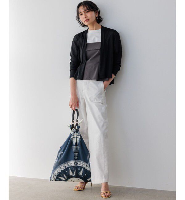 23区「【CLASSY.コラボ】ビスチェコンビ シャツワンピース」|ワンピース|