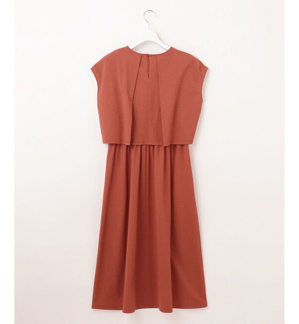 23区「【洗える】ドライコットンジャージー レイヤードワンピース」|ワンピース|