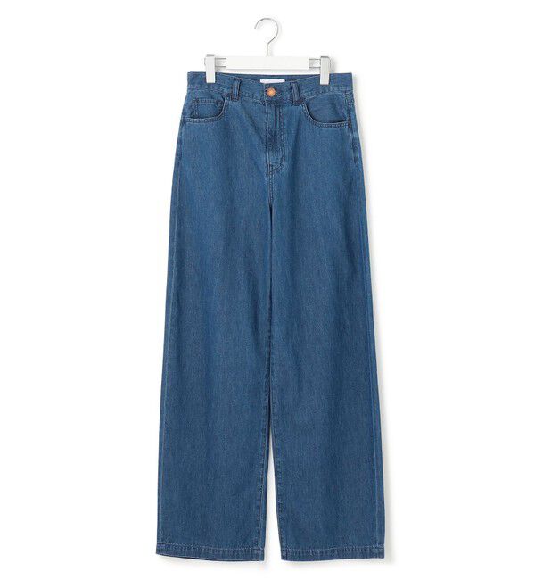 23区「【GLOW5月号掲載/洗える】ライトダンガリー ワイドパンツ」|デニム|