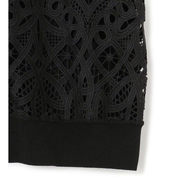 23区「【洗える】エンブロイダリーレース カーディガン」|カーディガン|