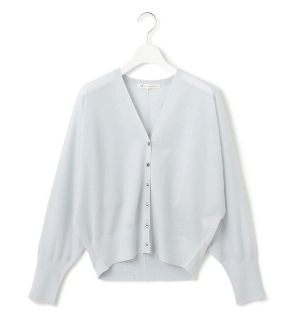 23区「【洗える】シャイニーシアー ドルマンスリーブ カーディガン」|カーディガン|