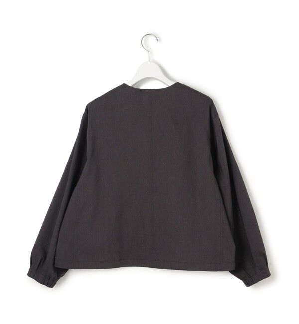 23区「【洗える】リネンレーヨンストレッチ ブルゾン」|ブルゾン・スタジャン|