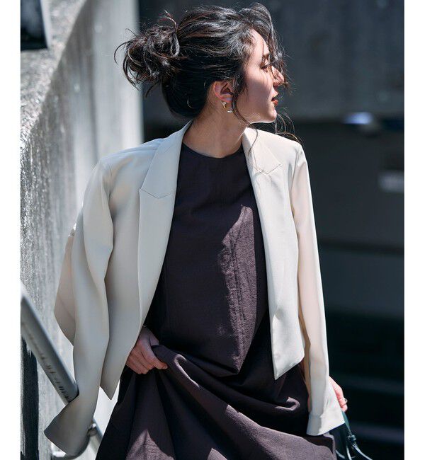 23区「【洗える】MANTECO ブライトワッシャー ワンピース」|ワンピース|