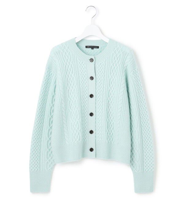 23区「【洗える】カシミヤブレンド ケーブルニットカーディガン」|カーディガン|