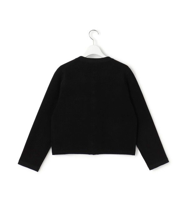 23区「【洗える】ベロアニット カーディガン」|カーディガン|