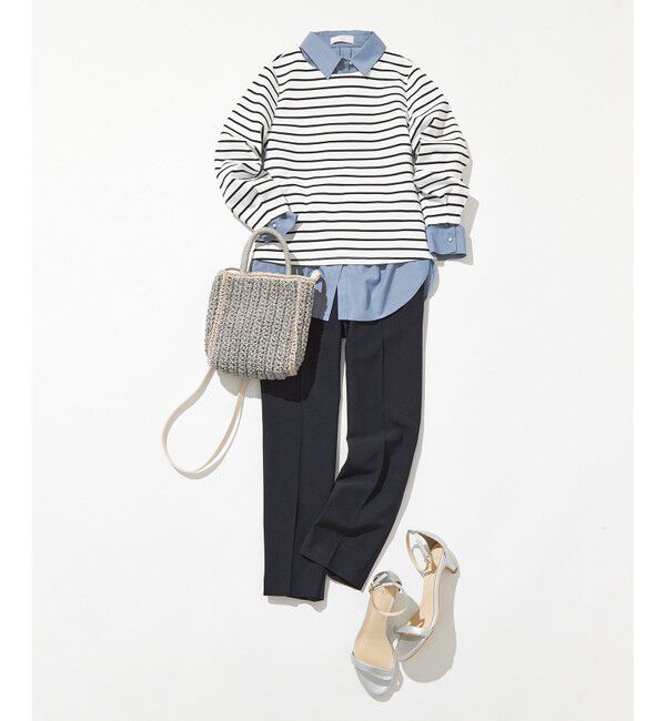 any SiS「【WEB・一部店舗限定】ラインベルトヒール サンダル」|サンダル|