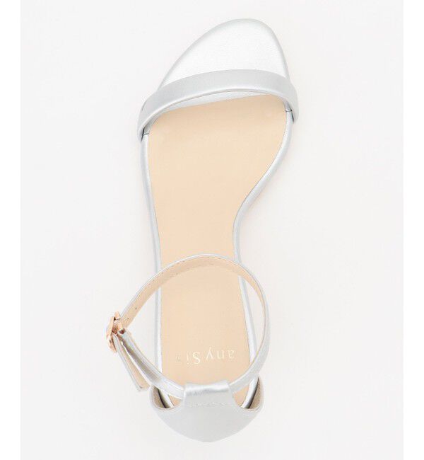 any SiS「【WEB・一部店舗限定】ラインベルトヒール サンダル」|サンダル|