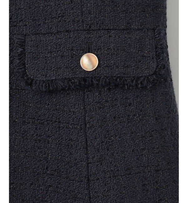 ANY SIS「ファンシーツイードペプラム ジレ」|その他|