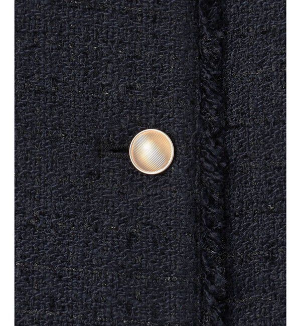 ANY SIS「ファンシーツイードペプラム ジレ」|その他|