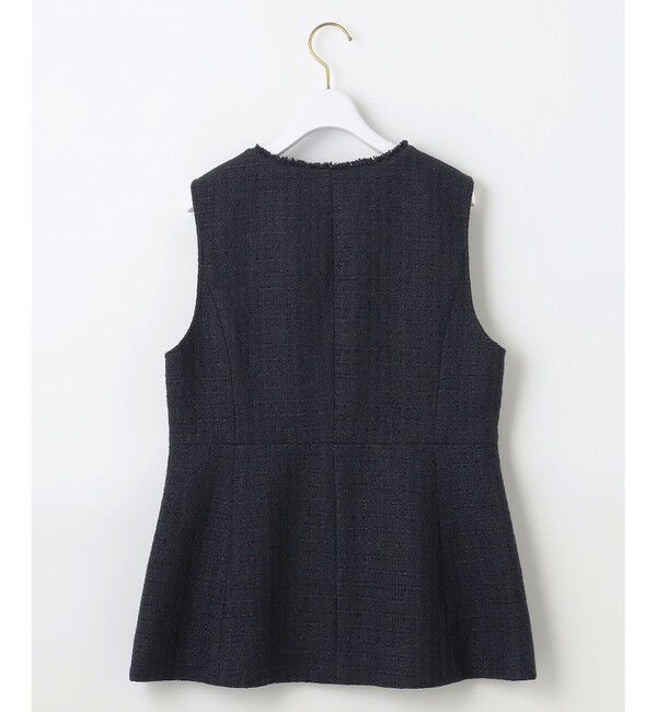 ANY SIS「ファンシーツイードペプラム ジレ」|その他|