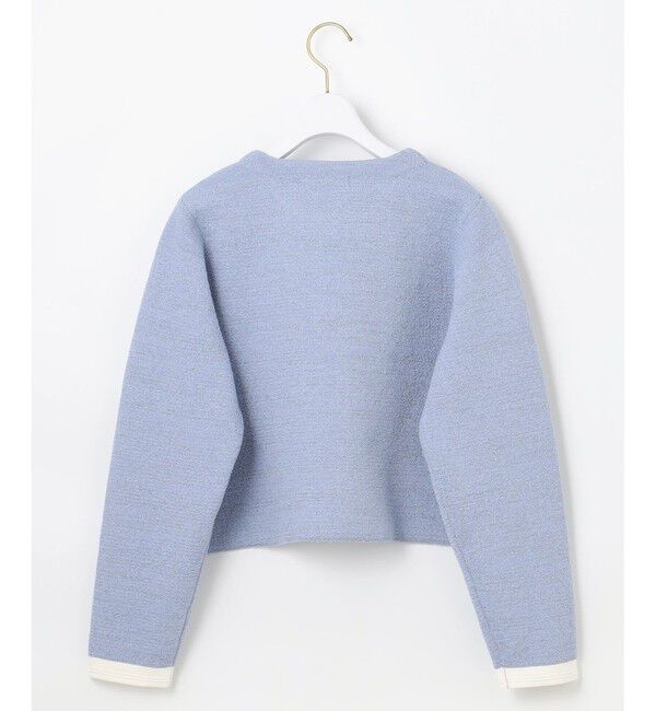 ANY SIS「バイカラーラメニット カーディガン」|カーディガン|