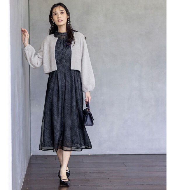 ANY SIS「【洗える】フェザーボレロ カーディガン」|カーディガン|