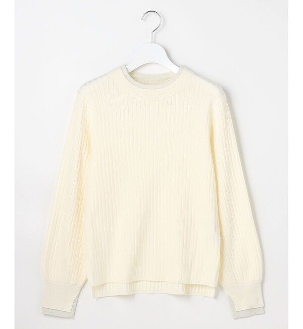 ANY SIS「【WEB・一部店舗限定】ダブルカラー ニット」|ニット・セーター|