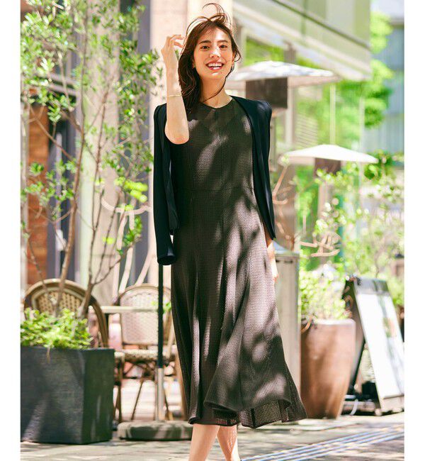 BEIGE,「PINE / フレアワンピース」|ワンピース|Khaki