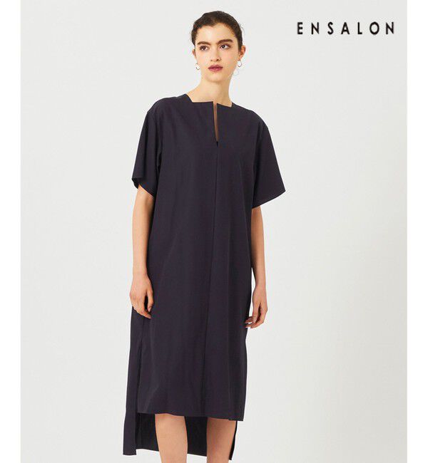 BEIGE,「【WEB限定】ONYX / シャツワンピース」|ワンピース|Navy