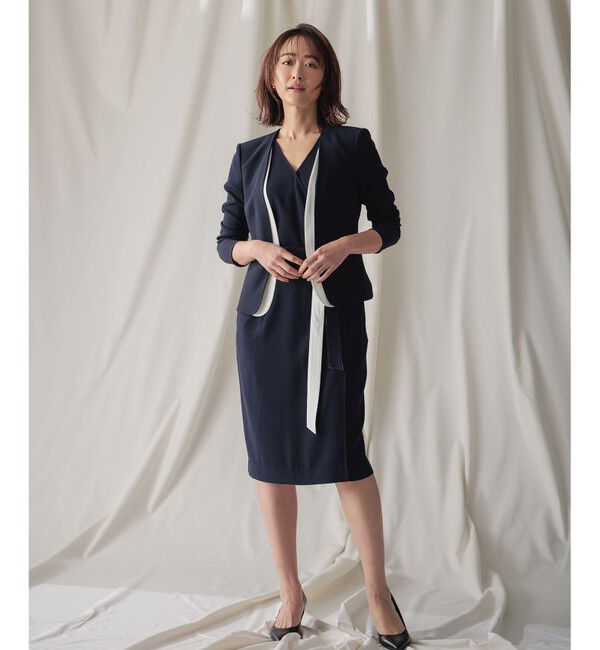 BEIGE,「【WEB＆一部店舗限定】CINDY / ラップドレス」|ワンピース|