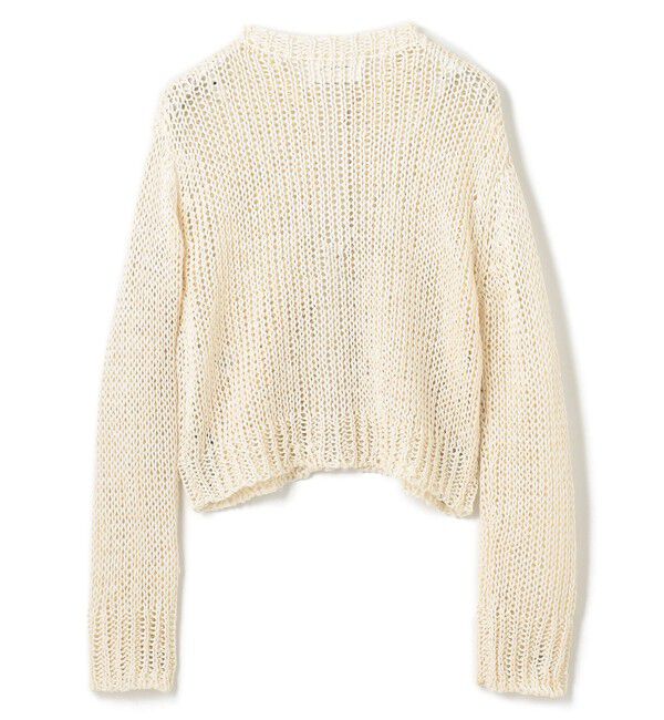 BEIGE,「【洗える】THYME / クルーネックコットンメッシュカーディガン」|カーディガン|