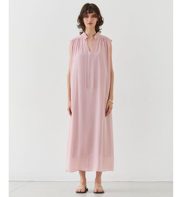 BEIGE,「【洗える】MUSCARI / ソフトシルクスキッパードレス」|ワンピース|