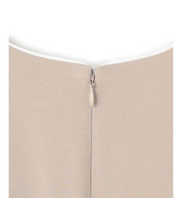 BEIGE,「【洗える】CINDY / クルーネックノースリーブワンピース」|ワンピース|