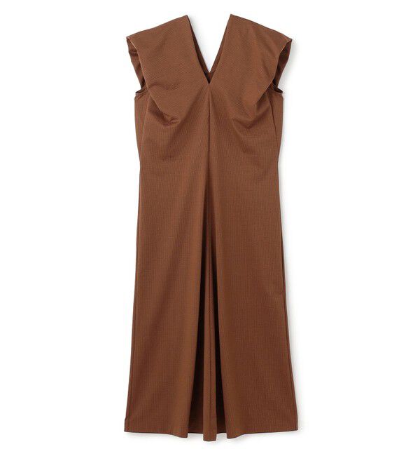 BEIGE,「【洗える】SCALA / コットンリネンボリュームスリーブワンピース」|ワンピース|