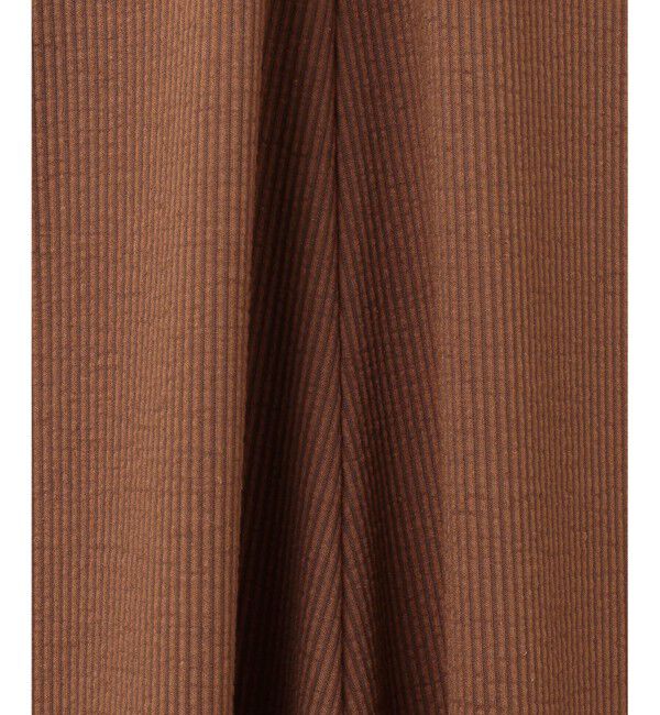 BEIGE,「【洗える】SCALA / コットンリネンボリュームスリーブワンピース」|ワンピース|