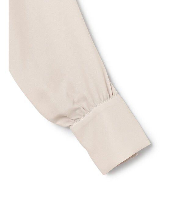 BEIGE,「【WEB限定・洗える】LECERF / 異素材ドッキングストレッチニット」|ニット・セーター|